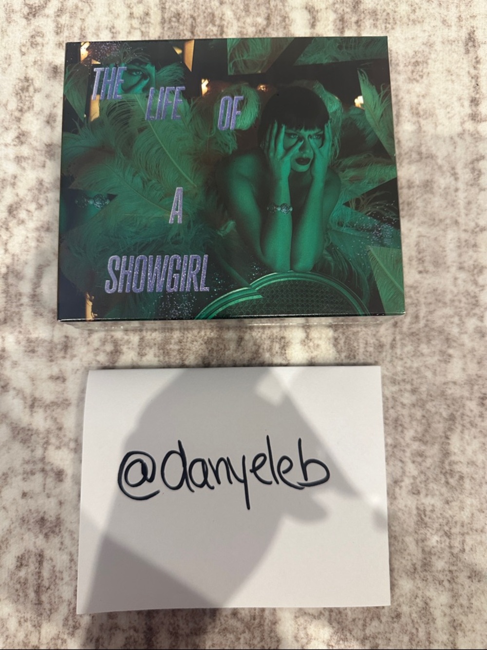 Taylor Swift The Life of a Showgirl Deluxe CD It’s Rapturing Variant